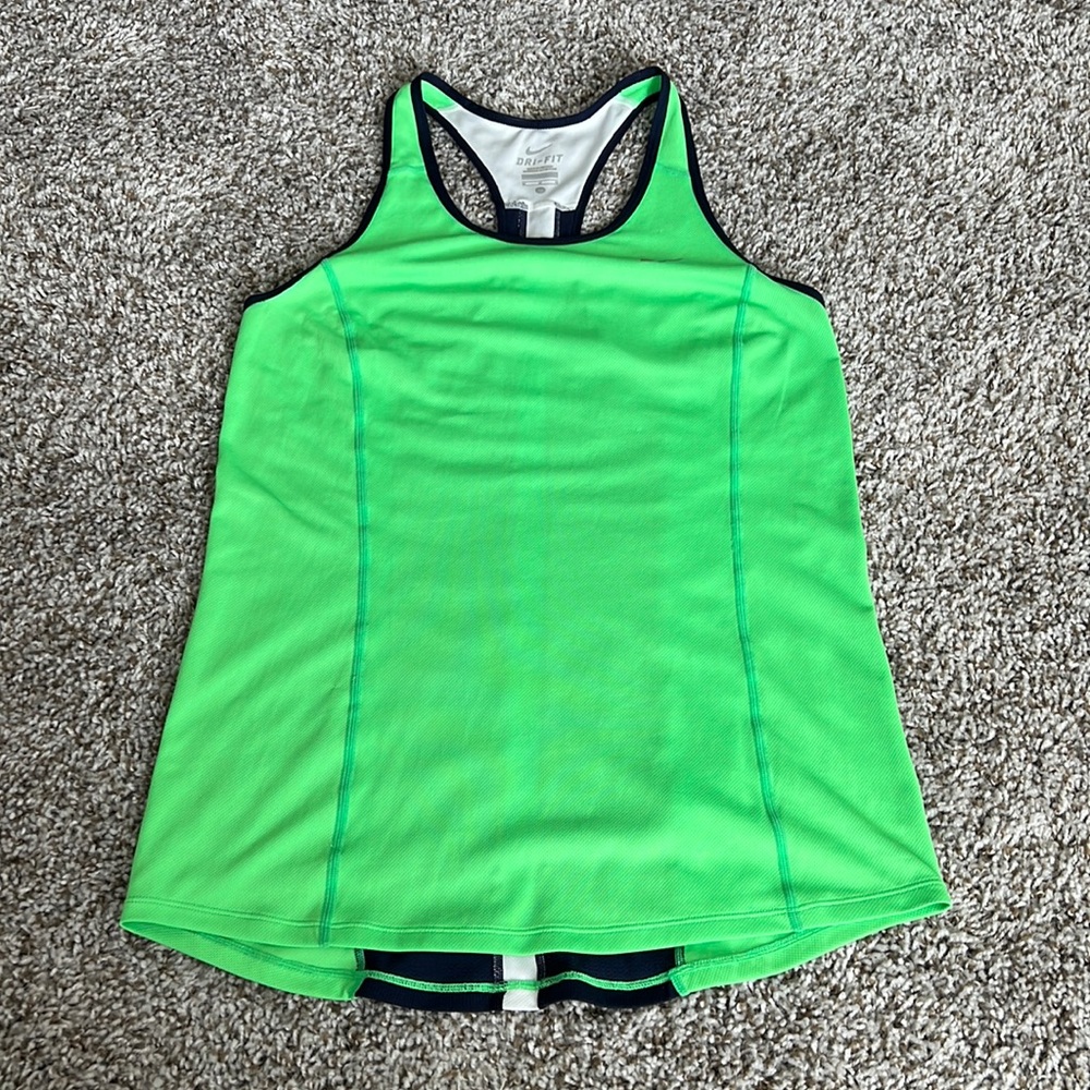 Nike razor back workout top